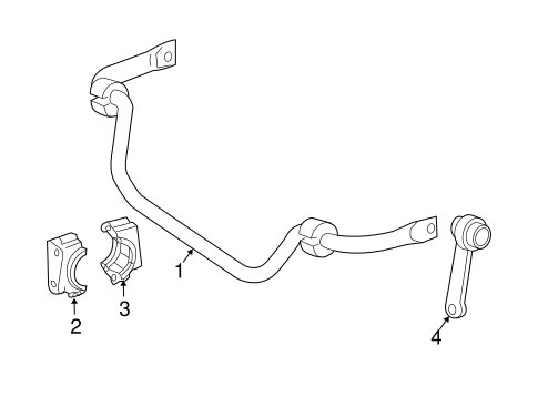 Stabilizer Bar & Components for 2007 Mercedes-Benz E 63 AMG® #1