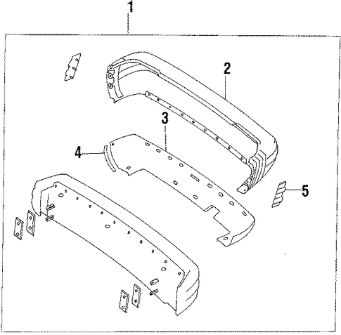 9000 BUMPER & COMPONENTS - REAR
