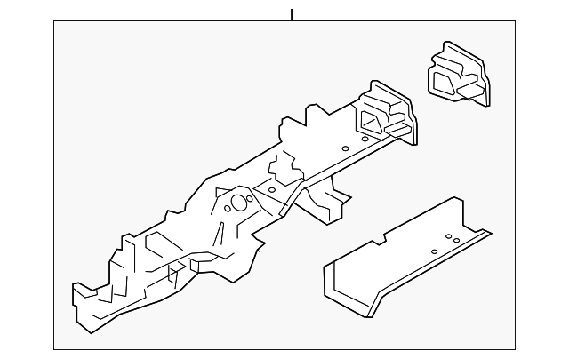 LR037642 Деталь FLOOR RAIL, RIGHT