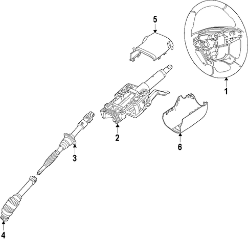 Colorado STEERING COLUMN