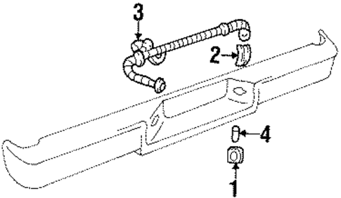 K3500 Pickup LICENSE LAMPS