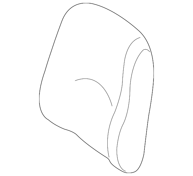 9E6Z7864811A Деталь SEAT BACK PAD, LEFT
