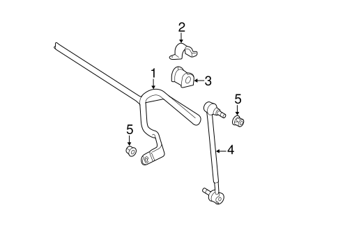 FRONT SUSPENSION/STABILIZER BAR & COMPONENTS for 2009 Toyota Camry #1