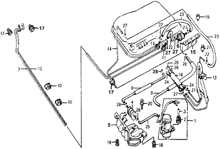 Electrical/Exhaust/Heater/Fuel/Fuel Pump - Fuel Strainer ('78) for 1978 Honda ACCORD HATCHBACK #1