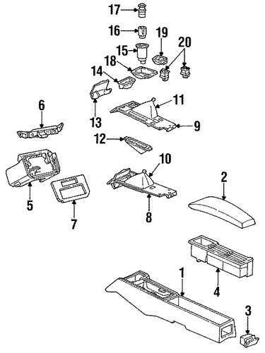 Firebird FLOOR CONSOLE 2
