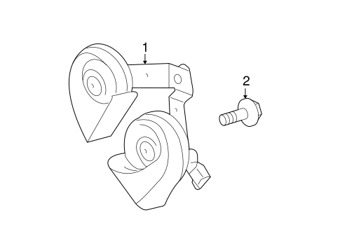 Electrical/Horn for 2010 Ford F-350 Super Duty #1