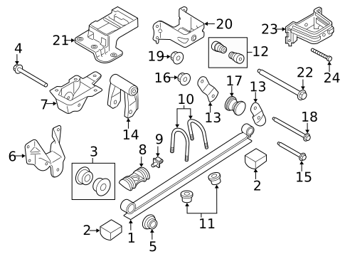 Rear Suspension/Rear Suspension for 2017 Ford Transit-350 #1