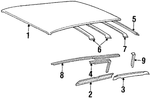 Cutlass Supreme ROOF & BACK GLASS 3