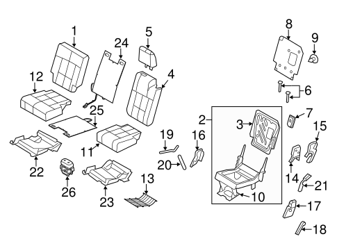 Body/Second Row Seats for 2011 Ford Expedition #2