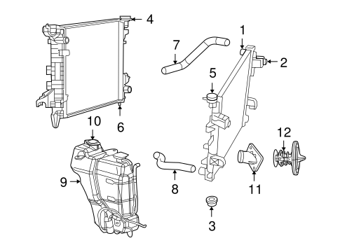 3500 RADIATOR & COMPONENTS