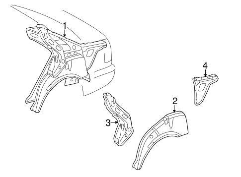 Inner Structure for 1999 Mercedes-Benz C 230 #1