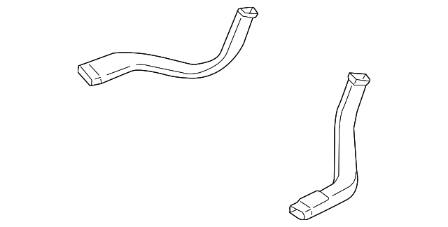 31455039 Деталь REAR DUCT, LEFT