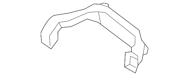 31366408 Деталь OUTER DUCT, RIGHT