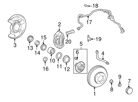 BRAKES/ANTI-LOCK BRAKES for 1996 Toyota 4Runner #1