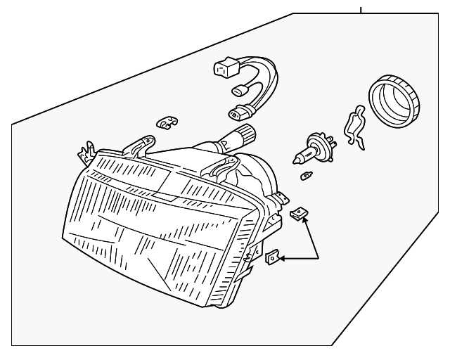 5141643 Деталь HEADLAMP ASSY, RIGHT