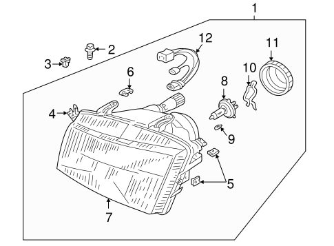 9-3 BULBS - CHASSIS