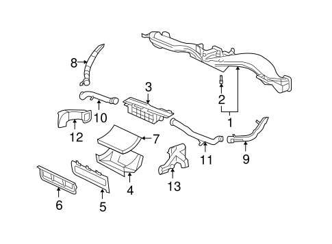 Ducts for 2005 Chevrolet Corvette #0