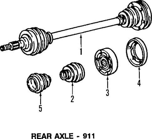 Drive Axles for 2002 Porsche 911 #2