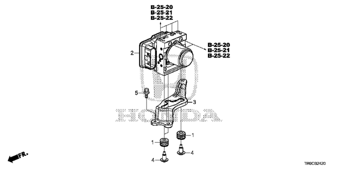 Bracket, Vsa Modulator Bracket, Vsa Modulator