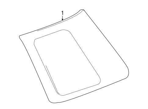 Glass & Hardware for 2010 Toyota FJ Cruiser #0