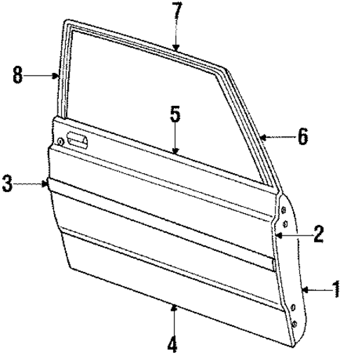 LTD Crown Victoria DOOR & COMPONENTS 2