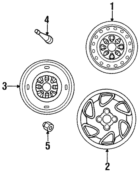 Wheels for 1995 Nissan Sentra #0
