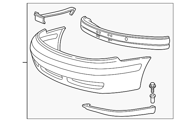 32016211 Деталь BUMPER ASSY