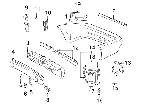 9-3 BUMPER & COMPONENTS - REAR