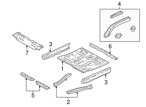Mariner FLOOR & RAILS