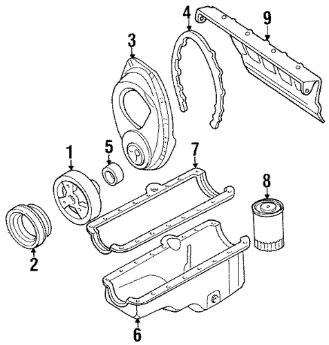 C2500 Pickup ENGINE PARTS