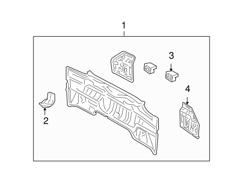BODY/REAR BODY for 2011 Toyota Matrix #1