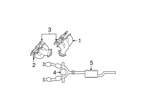 Mustang EXHAUST COMPONENTS
