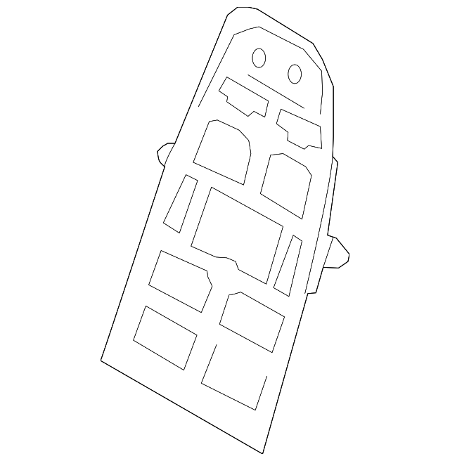 991-521-551-00 BACK FRAME, RIGHT