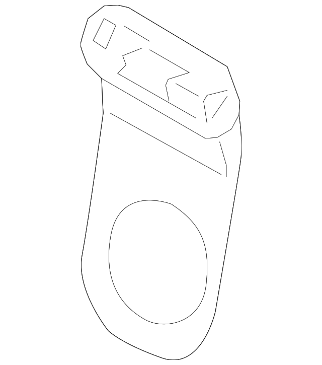 997-521-733-00 AIR DUCT, LEFT