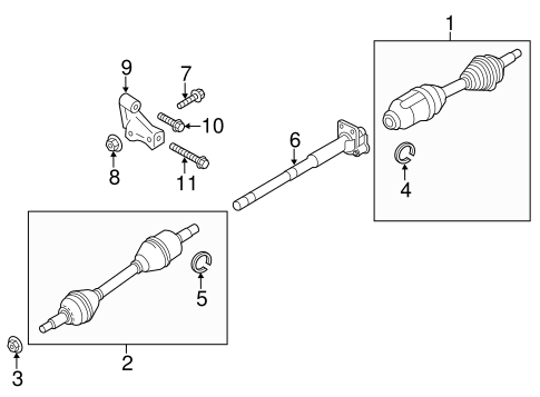 Taurus DRIVE AXLES 2