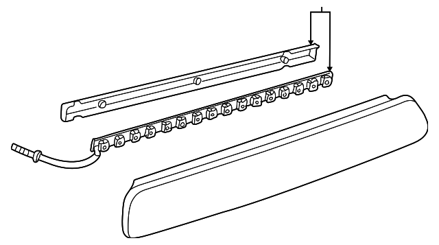 5335864 Деталь HIGH MOUNT LAMP