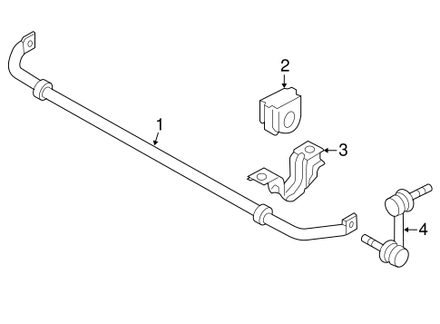 Stabilizer Bar & Components for 2006 Infiniti M35 #0