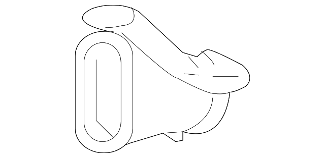 15836189 Деталь OUTLET DUCT, LEFT