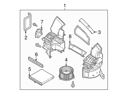 HVAC/BLOWER MOTOR & FAN for 2016 Scion iA #2