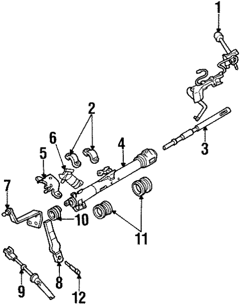 Shaft & Internal Components for 2000 Ford Windstar #0