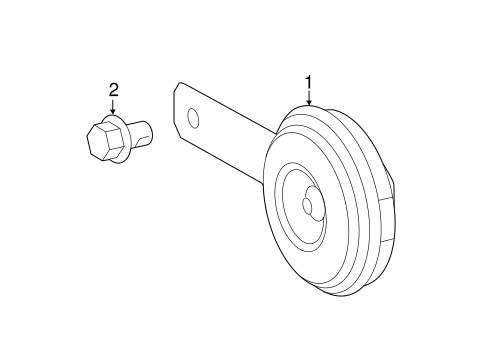 ELECTRICAL/HORN for 2016 Scion iM #1