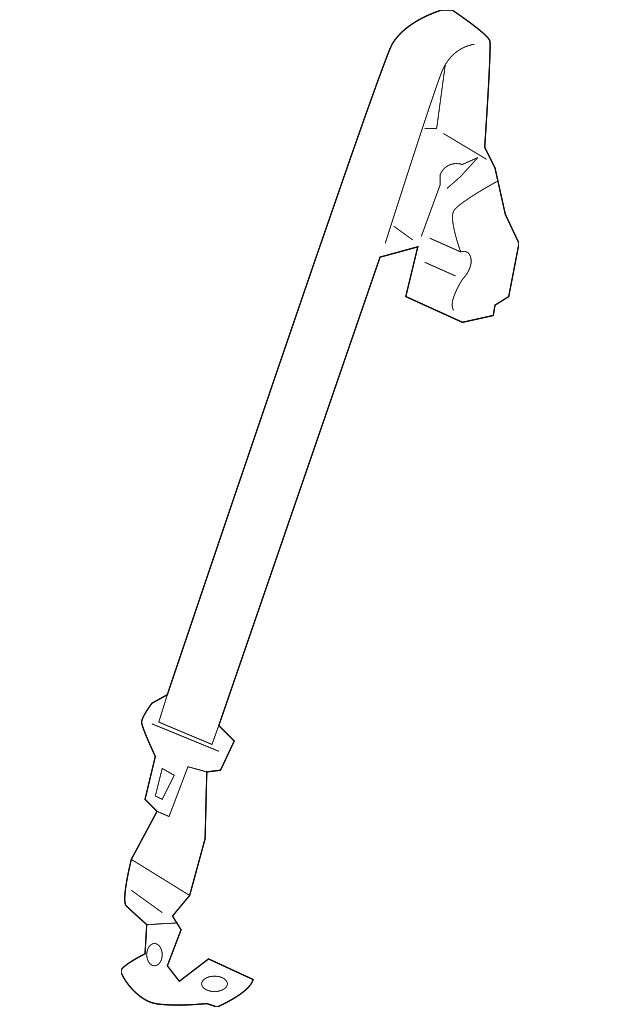 LR056602 Деталь CENTER BELT ASSY