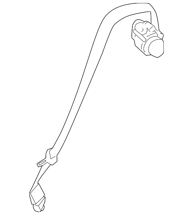 LR052924 Деталь OUTER BELT ASSY, LEFT