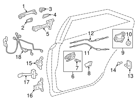 ELECTRICAL/REAR DOOR for 2016 Toyota Avalon #1