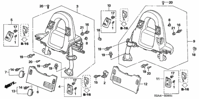Roll Bar Garnish ('06-) for 2007 Honda S2000 #0