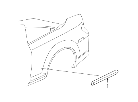 G5 EXTERIOR TRIM - QUARTER PANEL
