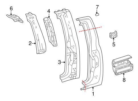 BODY/SIDE PANEL for 2003 Toyota Tundra #1