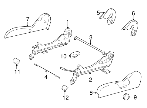 BODY/TRACKS & COMPONENTS for 2001 Toyota 4Runner #1