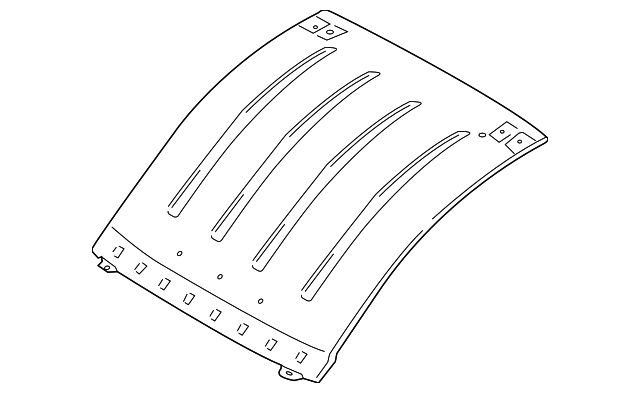 CK4Z-6150202-C Деталь FRONT ROOF PNL