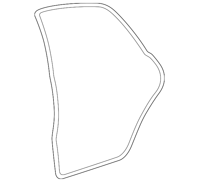 2F4Z5425324AA Деталь DOOR W'STRIP, RIGHT
